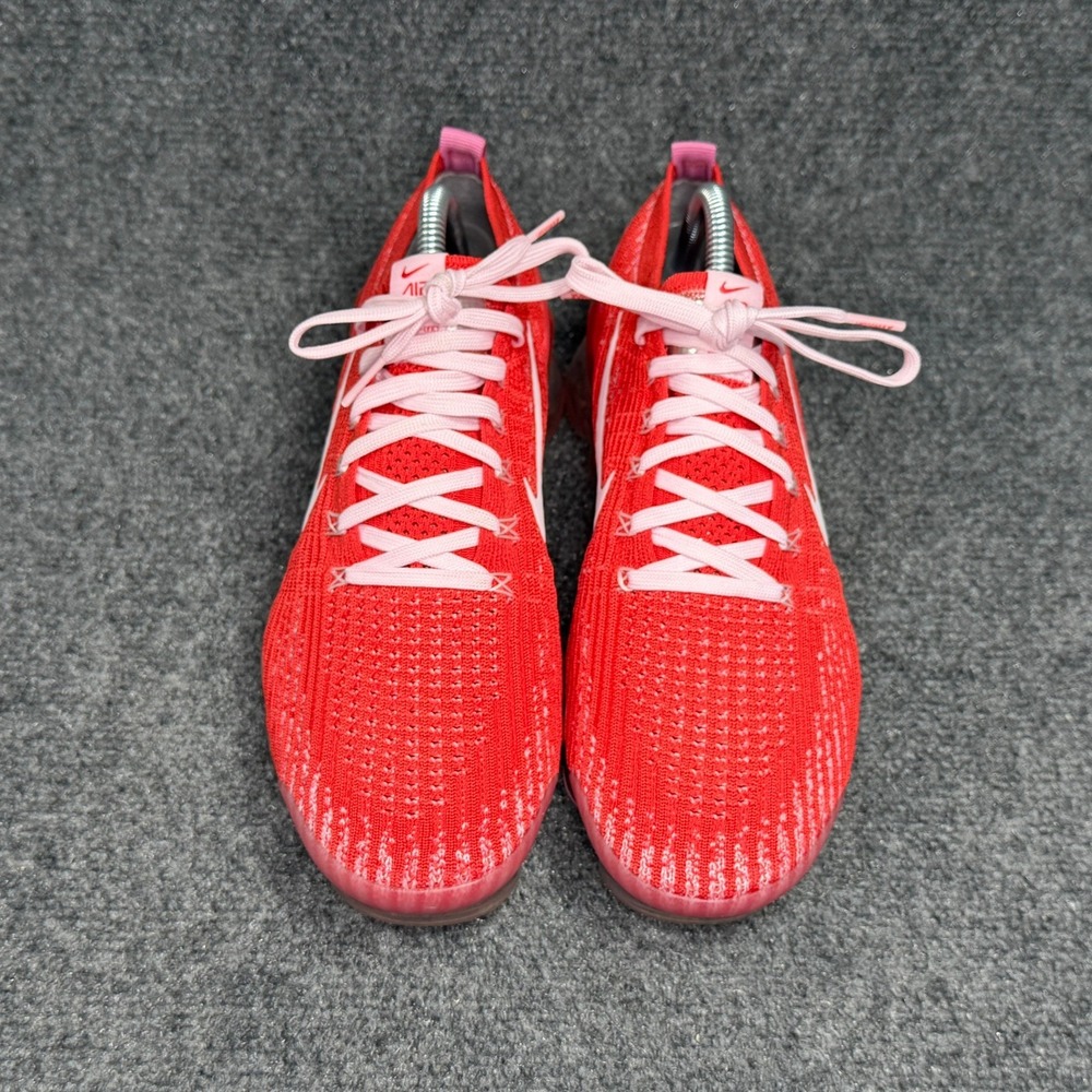 Nike Air VaporMax Flyknit 3 Running Shoes Women's 9.5‎ Track Red Magic Flamingo - Picture 3 of 13
